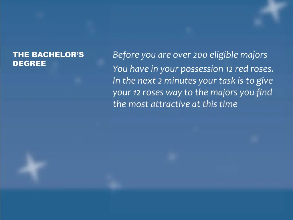 the bachelor s degree