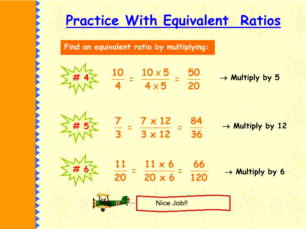 practice with equivalent ratios 1