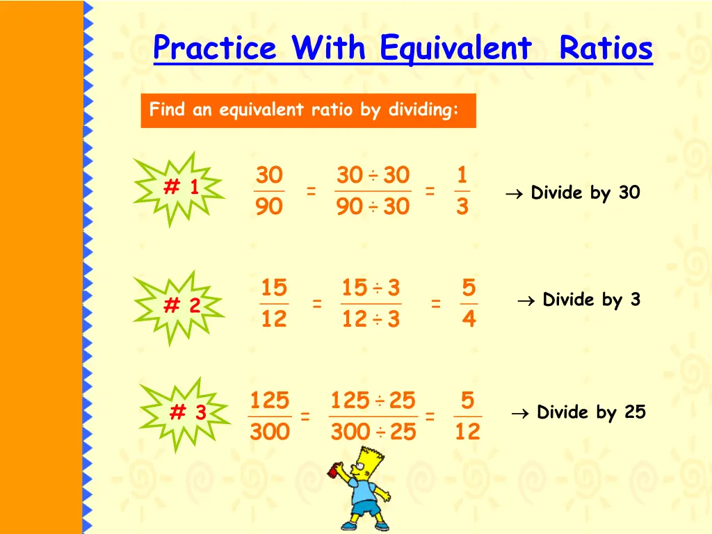 practice with equivalent ratios