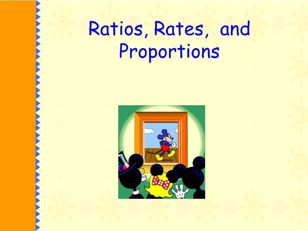 ratios rates and proportions