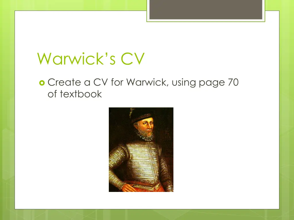 warwick s cv