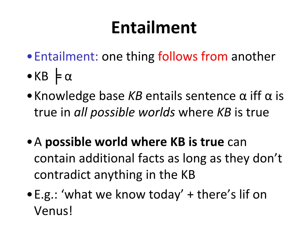 entailment