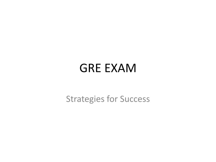 gre exam