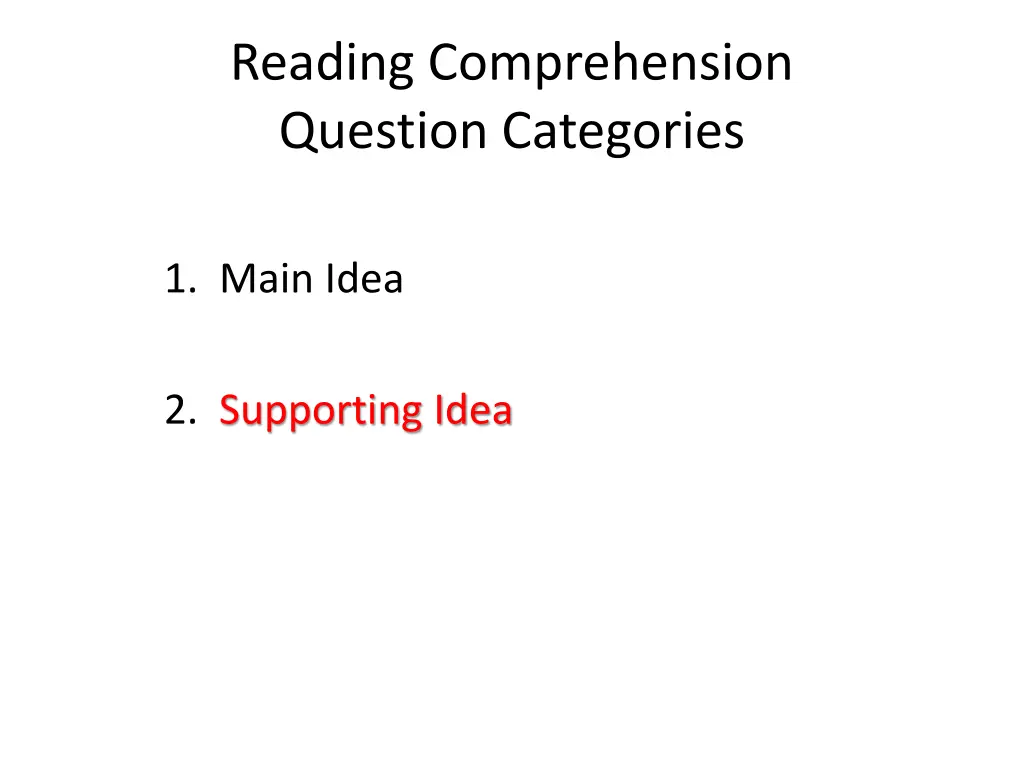 reading comprehension question categories 1