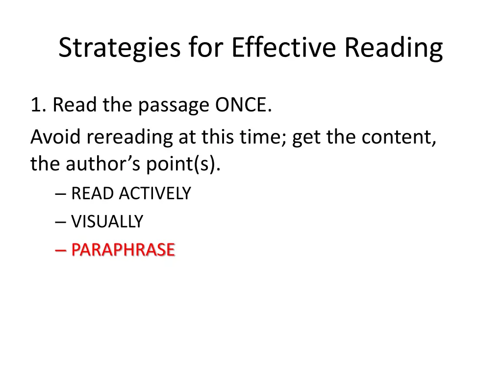 strategies for effective reading 3