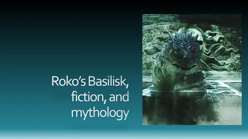 roko s basilisk fiction and mythology