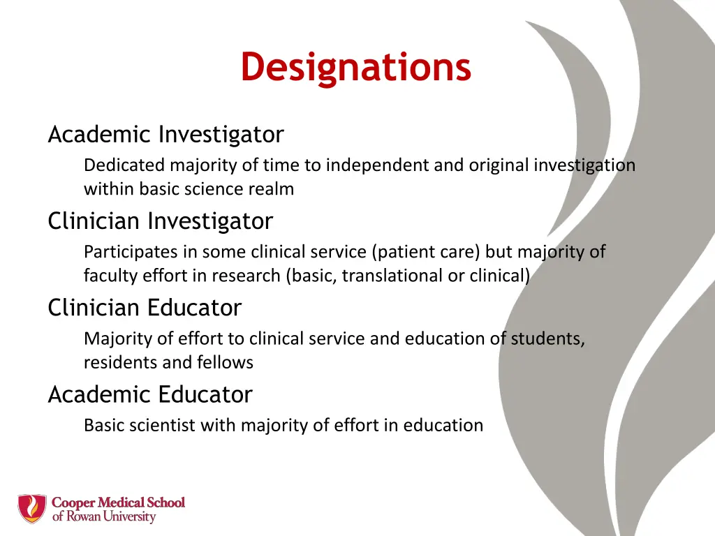 designations