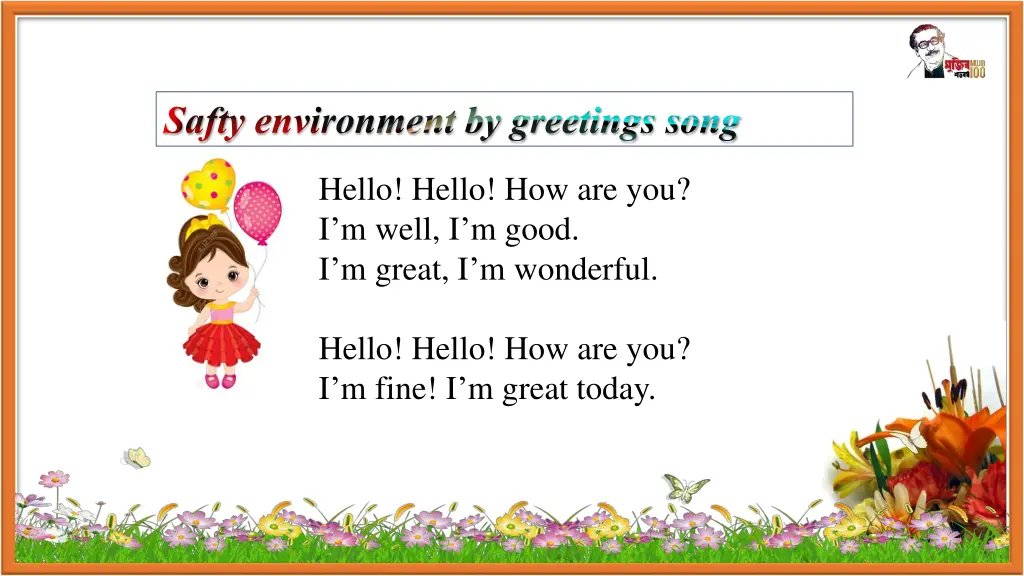 safty environment by greetings song