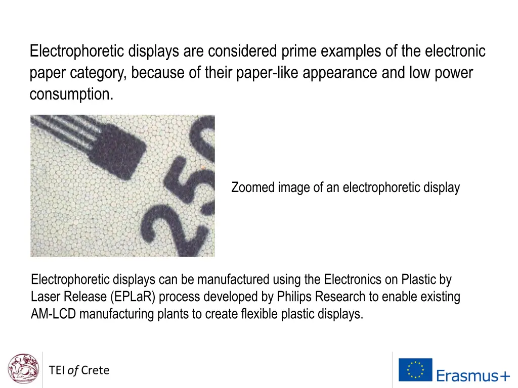 electrophoretic displays are considered prime