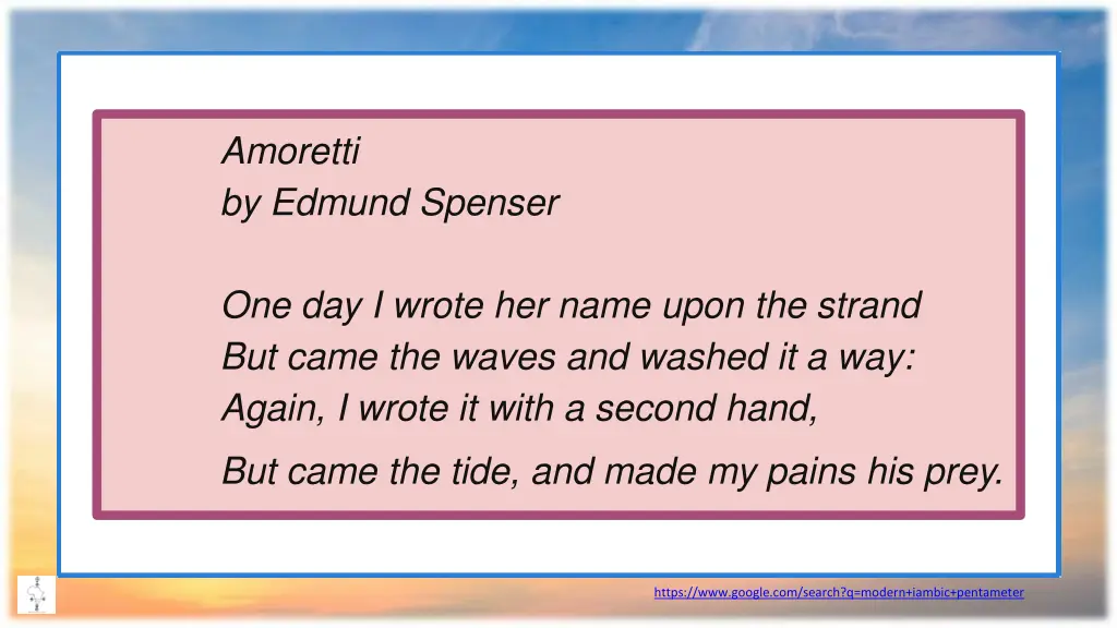 amoretti by edmund spenser one day i wrote