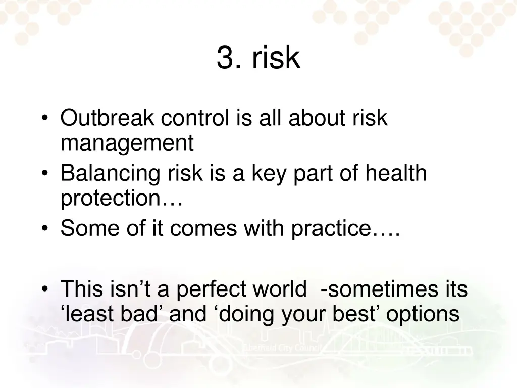 3 risk