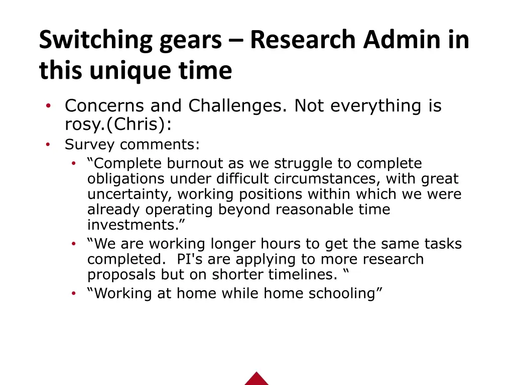 switching gears research admin in this unique