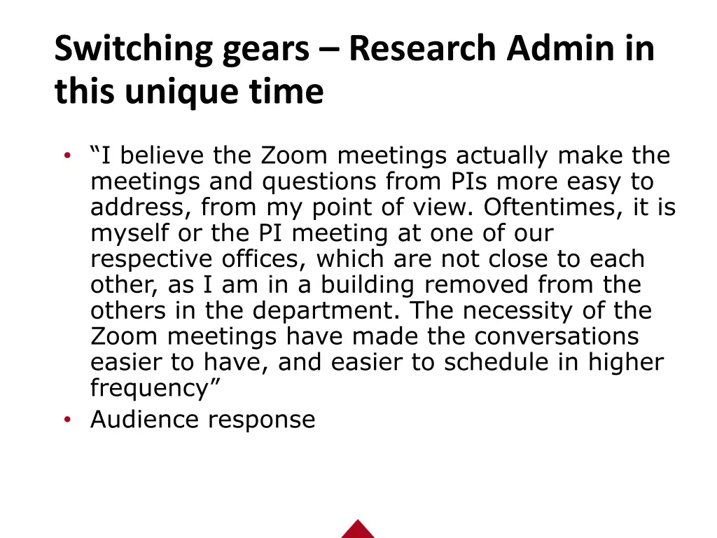 switching gears research admin in this unique time 4