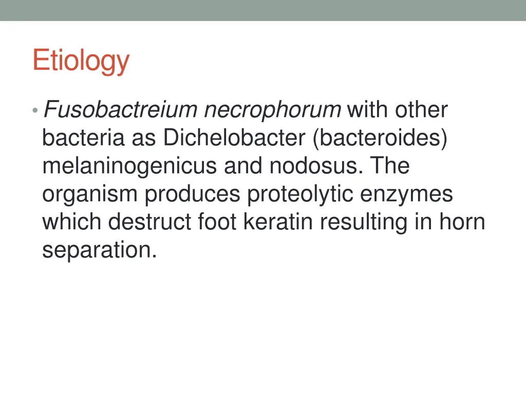 etiology