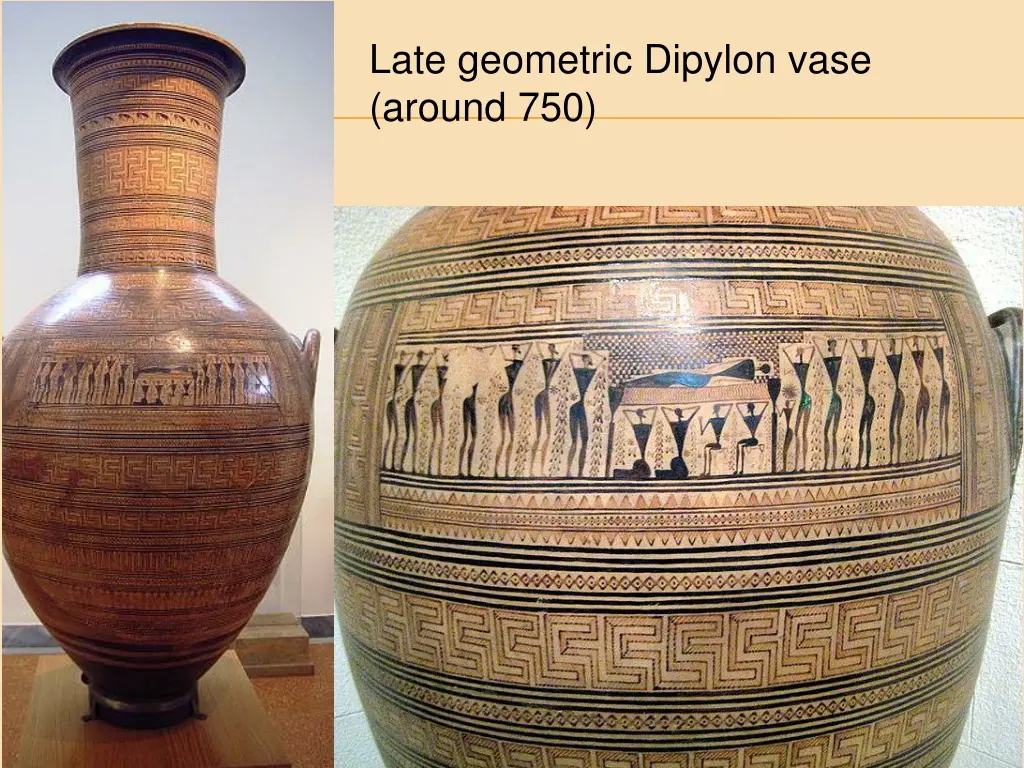 late geometric dipylon vase around 750