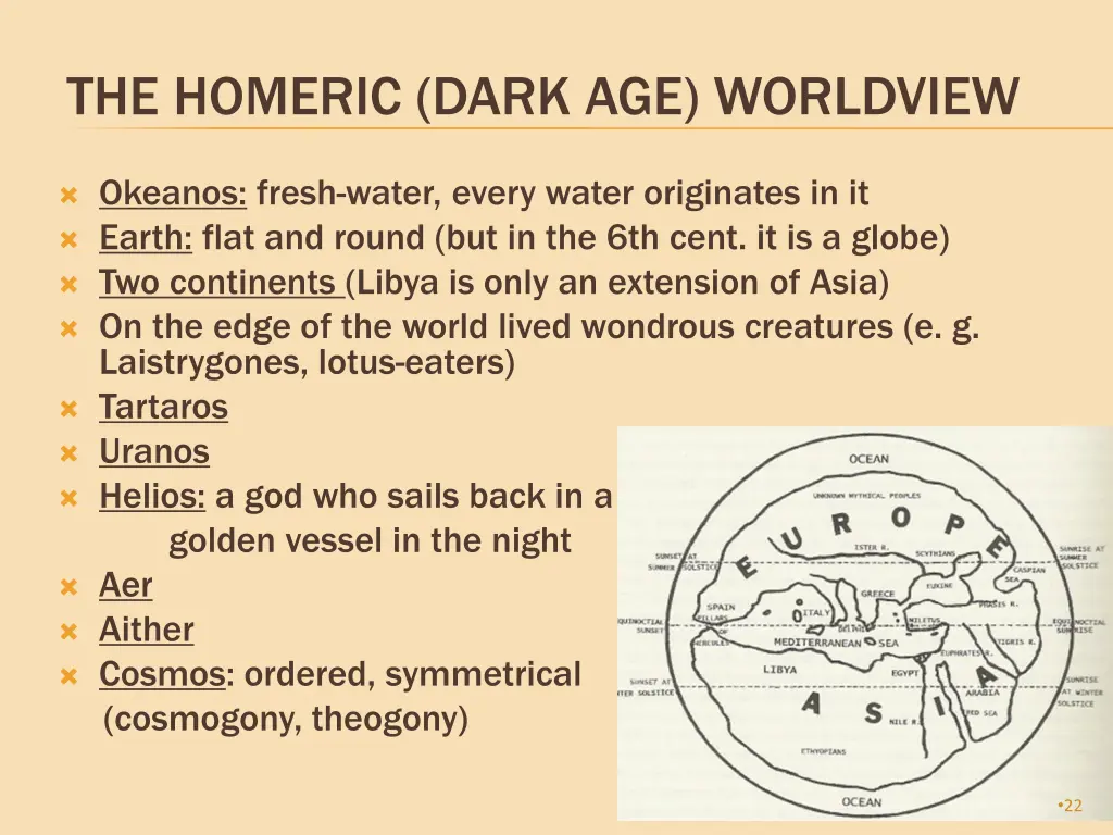 the homeric dark age worldview