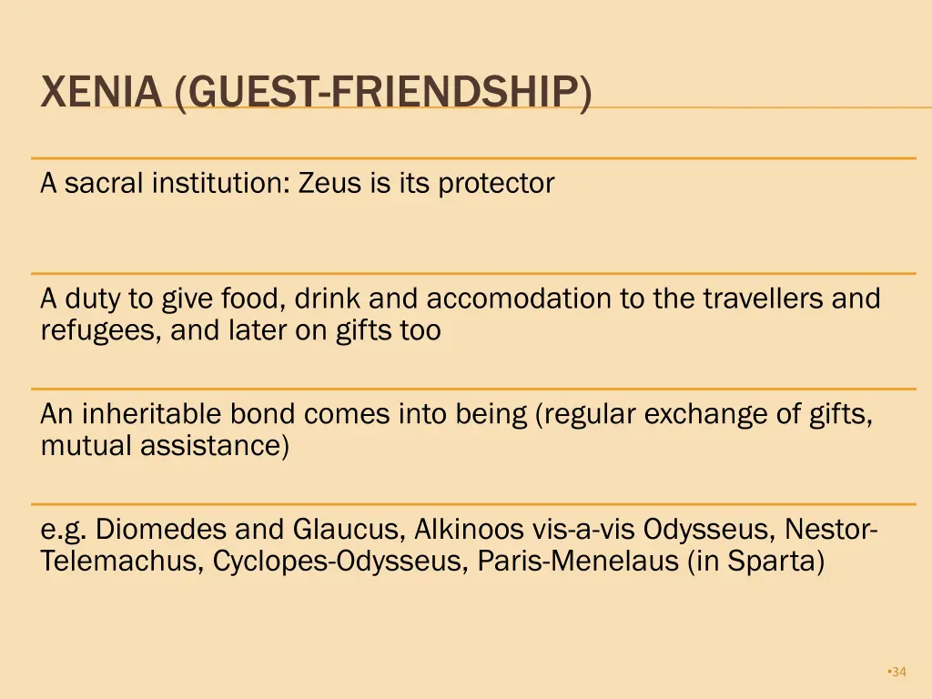 xenia guest friendship