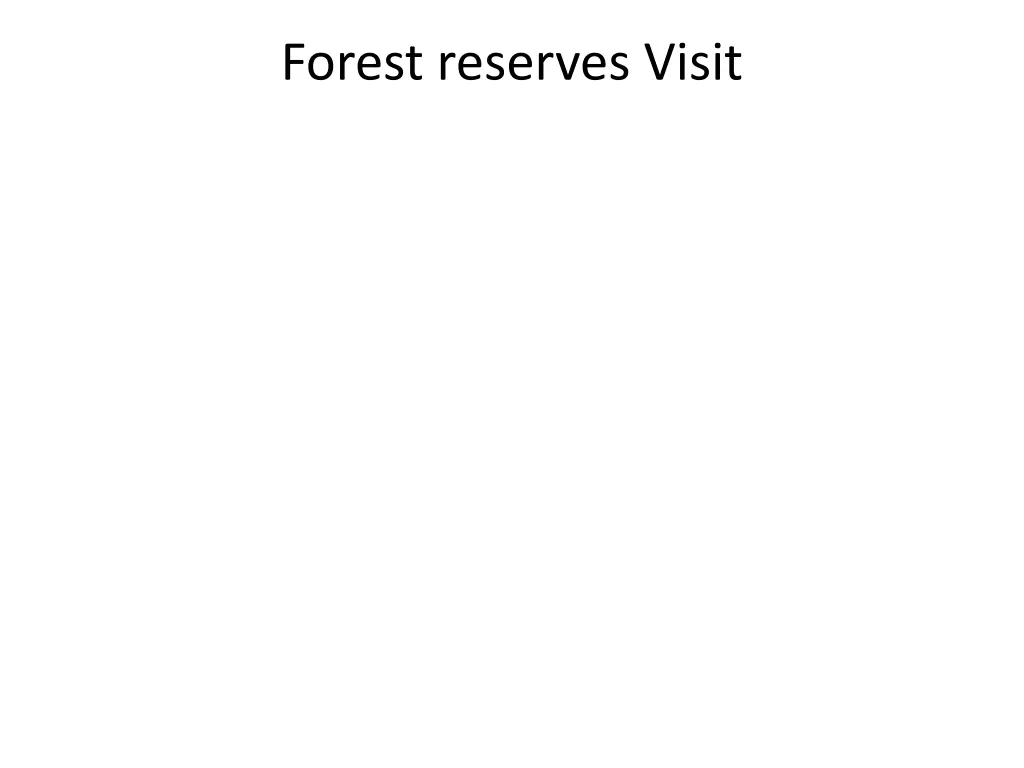 forest reserves visit