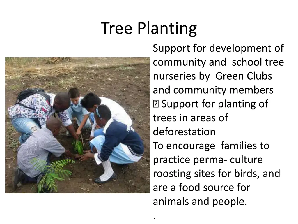 tree planting