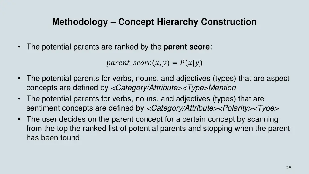 methodology concept hierarchy construction 1