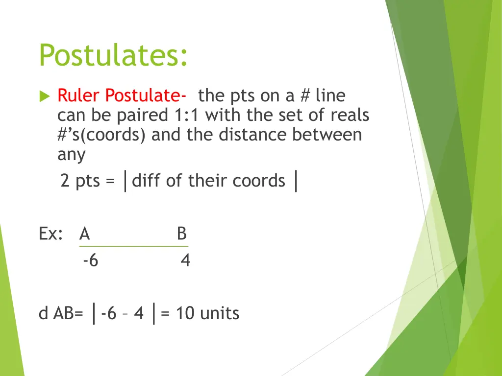 postulates