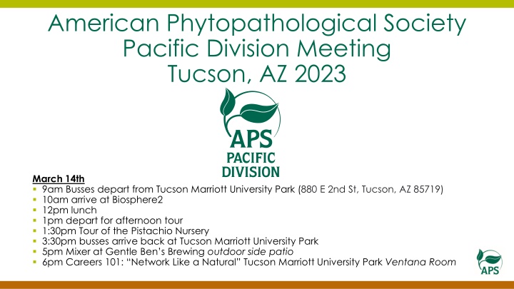 american phytopathological society pacific