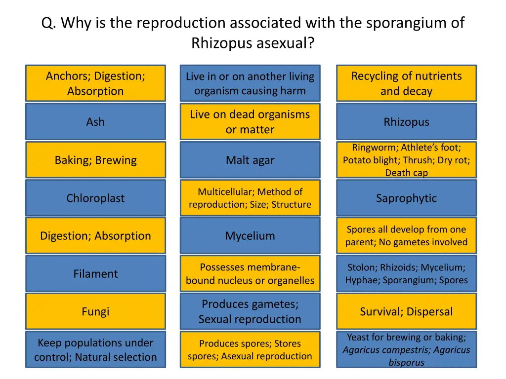 q why is the reproduction associated with