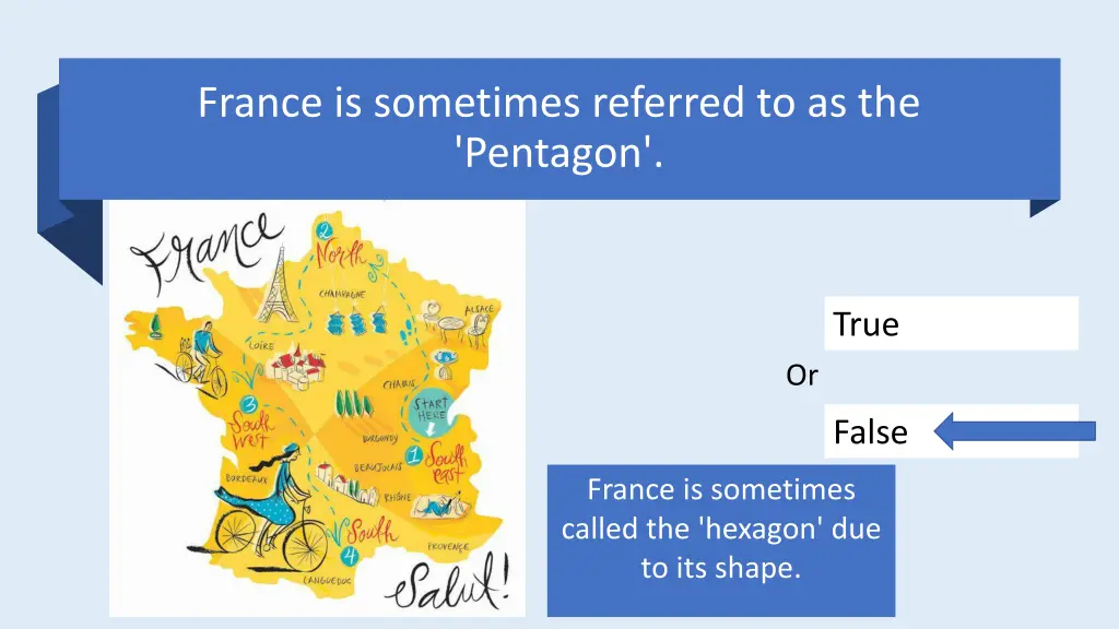 france is sometimes referred to as the pentagon