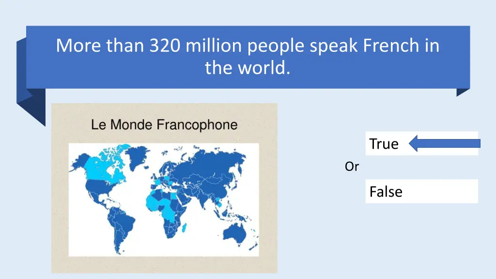 more than 320 million people speak french