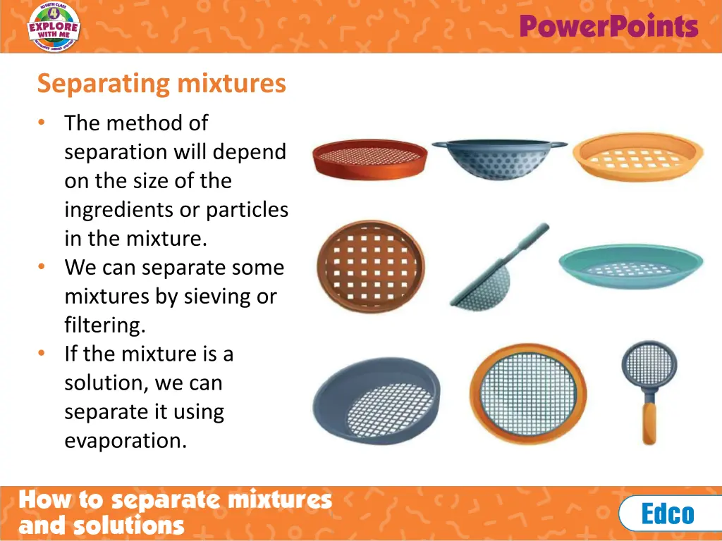 separating mixtures