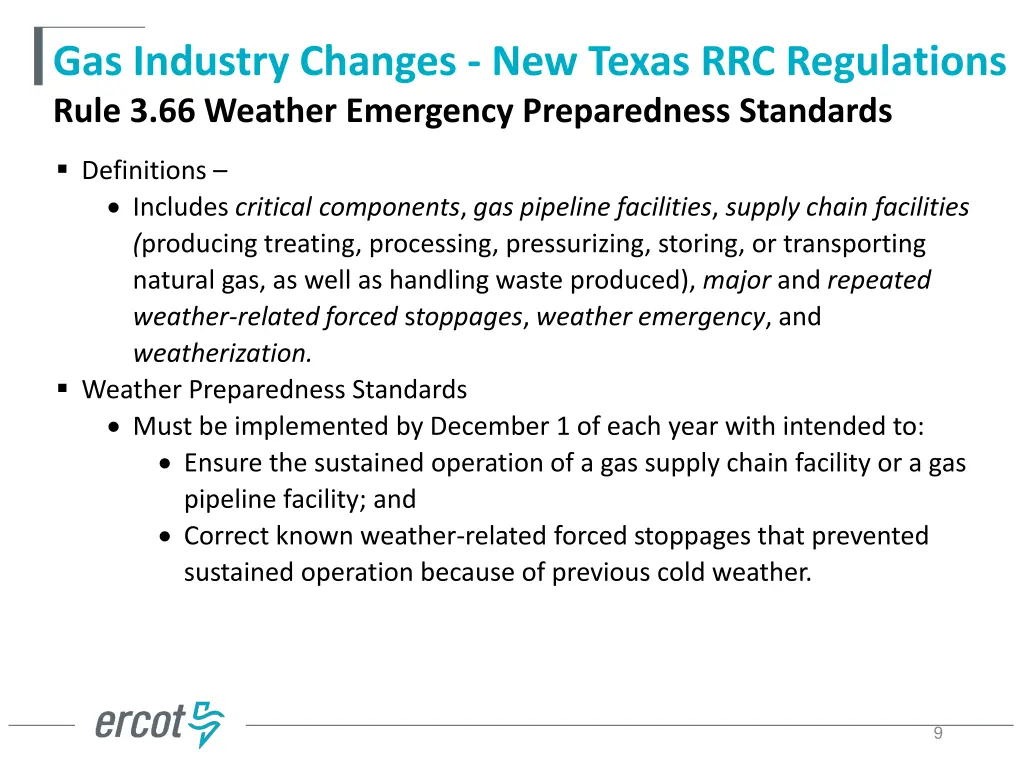 gas industry changes new texas rrc regulations 5