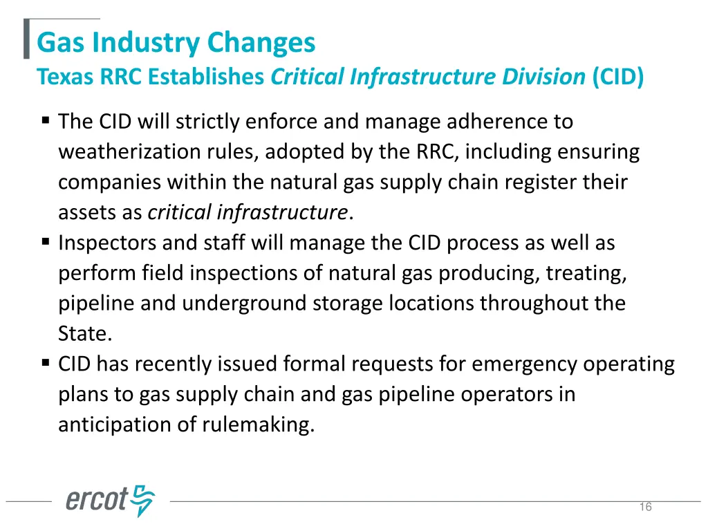 gas industry changes texas rrc establishes