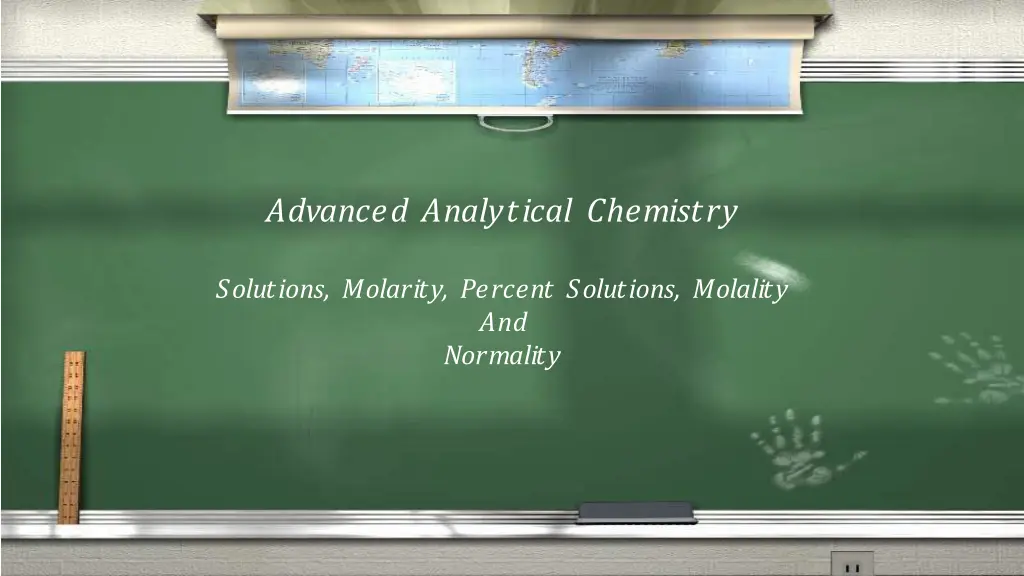 advanced analytical chemistry