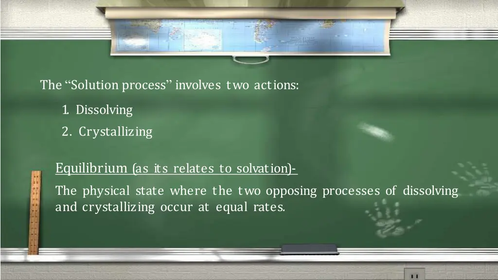 the solution process involves two actions