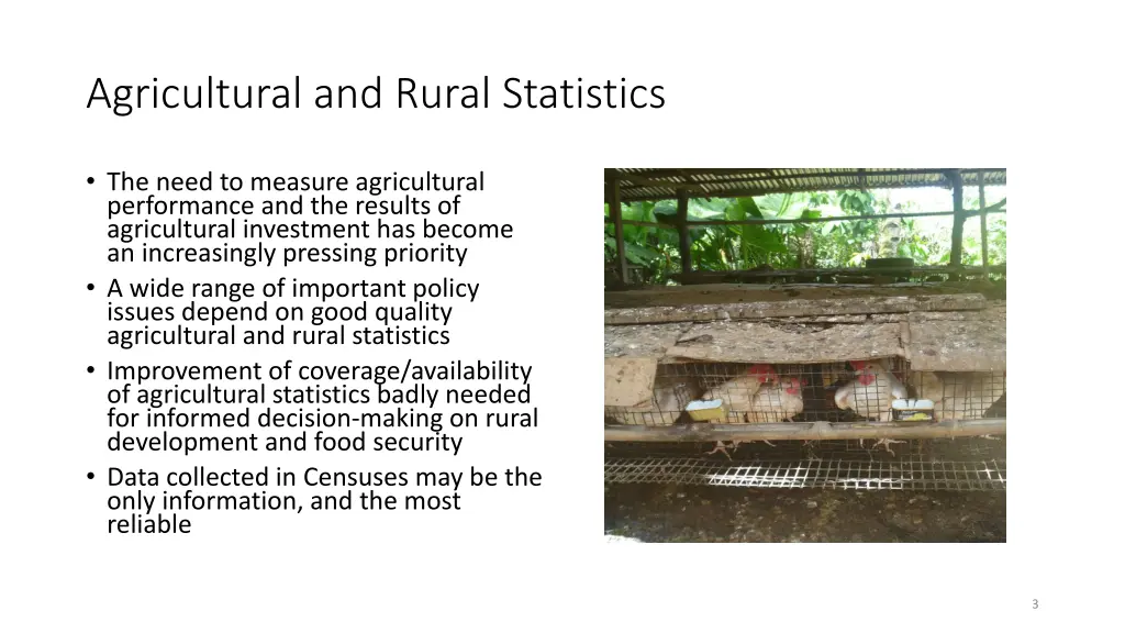 agricultural and rural statistics