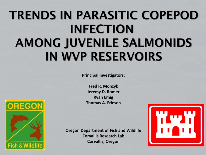 trends in parasitic copepod infection among