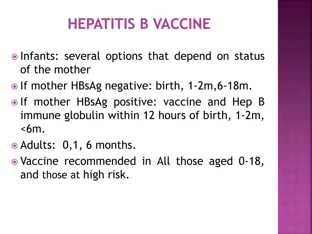 hepatitis b vaccine