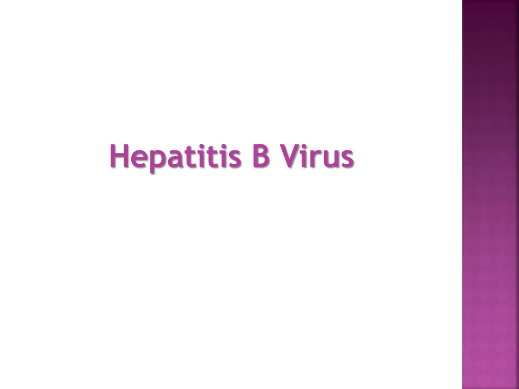 hepatitis b virus