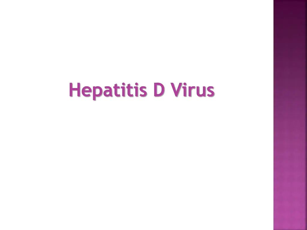 hepatitis d virus