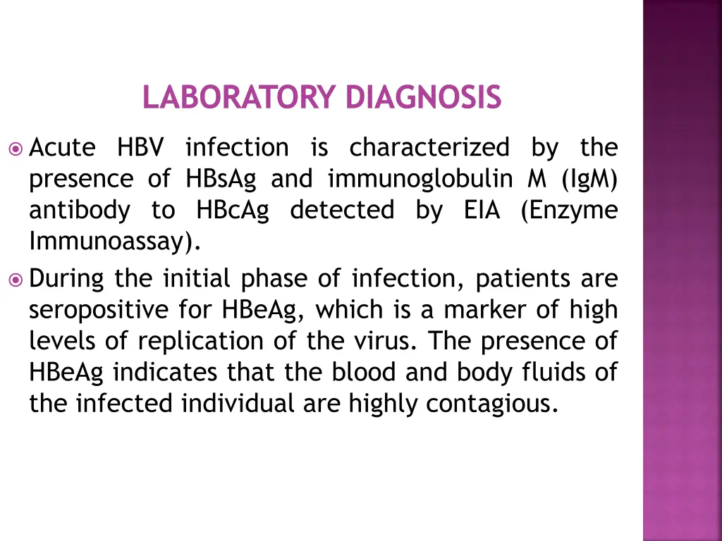 laboratory diagnosis