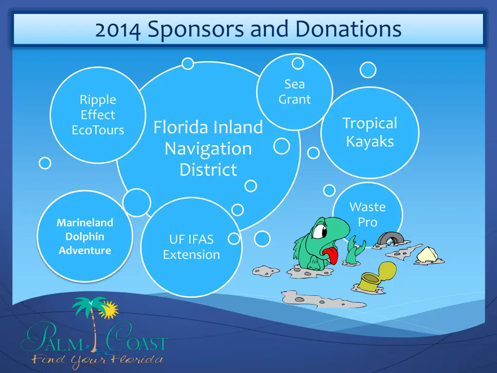 2014 sponsors and donations