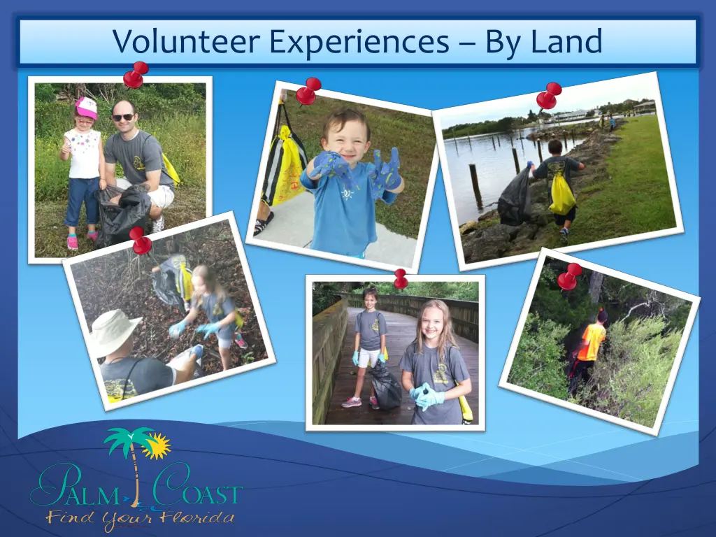 volunteer experiences by land