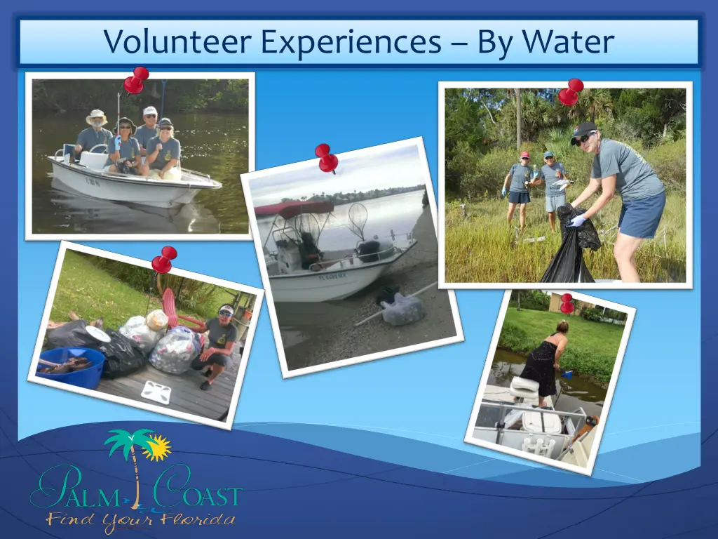 volunteer experiences by water