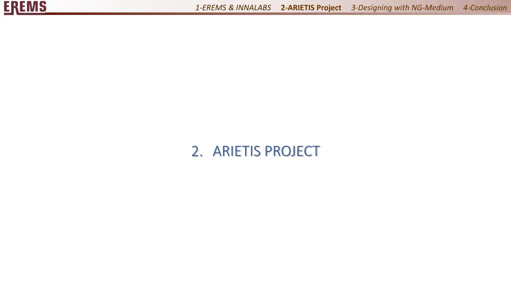 1 erems innalabs 2 arietis project 3 designing 4