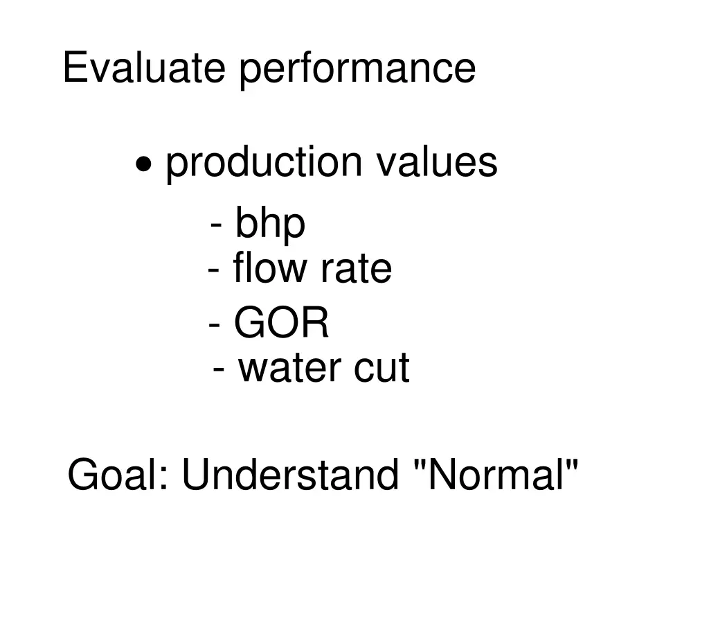 evaluate performance