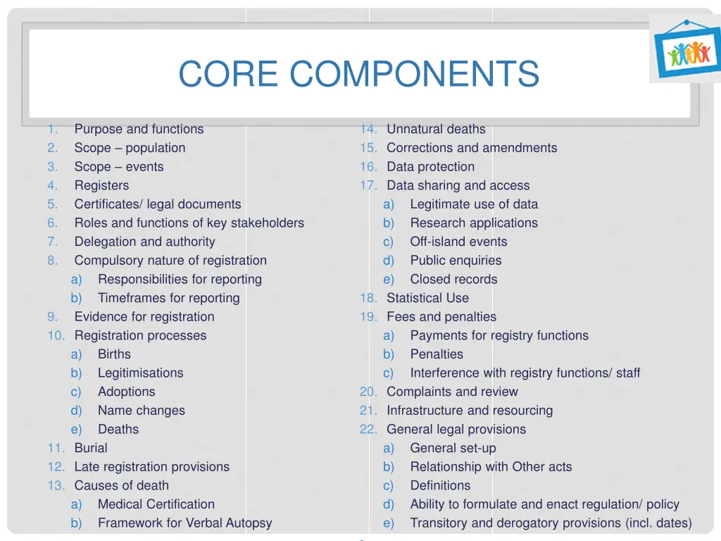 core components