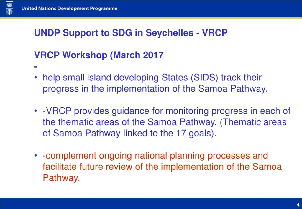 undp support to sdg in seychelles vrcp