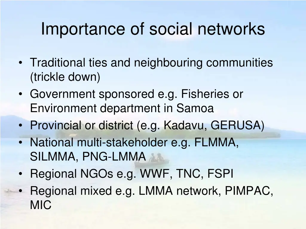 importance of social networks