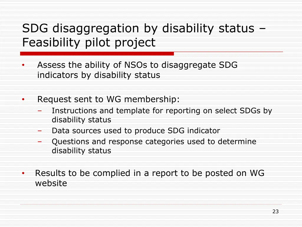 sdg disaggregation by disability status