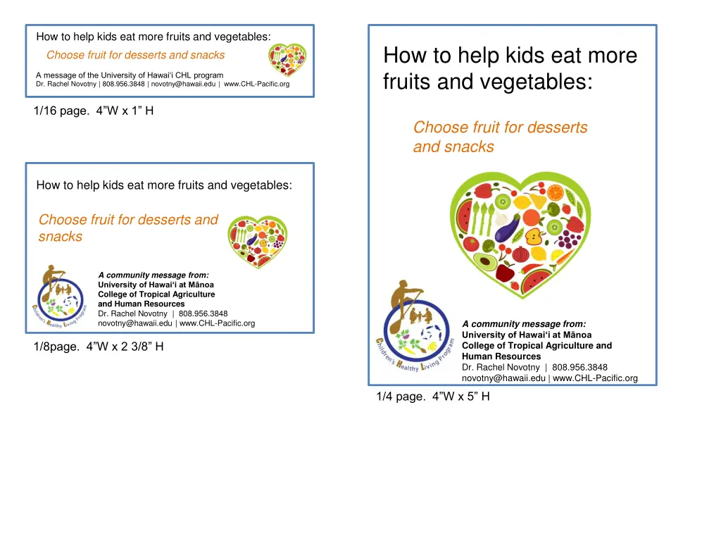 how to help kids eat more fruits and vegetables